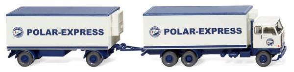 Wiking 1:87 0457014 Kühlkofferlastzug (Volvo F88) "Polar-Express"