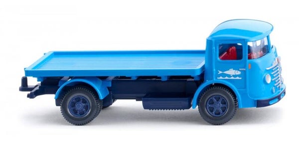 Wiking 1:87 047606 Flachpritschen-Lkw (Büssing 4500) "Seefische"