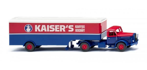 Wiking 1:87 051328 Koffersattelzug (Henschel) "Kaiser's Kaffee"