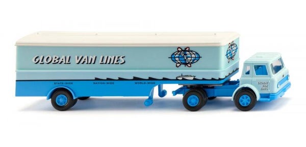 Wiking 1:87 051330 Koffersattelzug (Int. Harvester) "Global Van Lines"