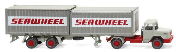 Wiking 1:87 052402 Containersattelzug (Magirus Deutz) "Seawheel"