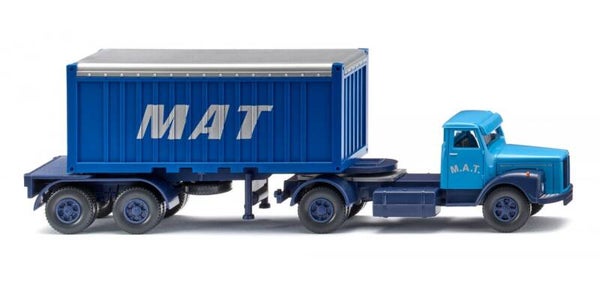 Wiking 1:87 052604 Containersattelzug 20' (Scania) "M.A.T."