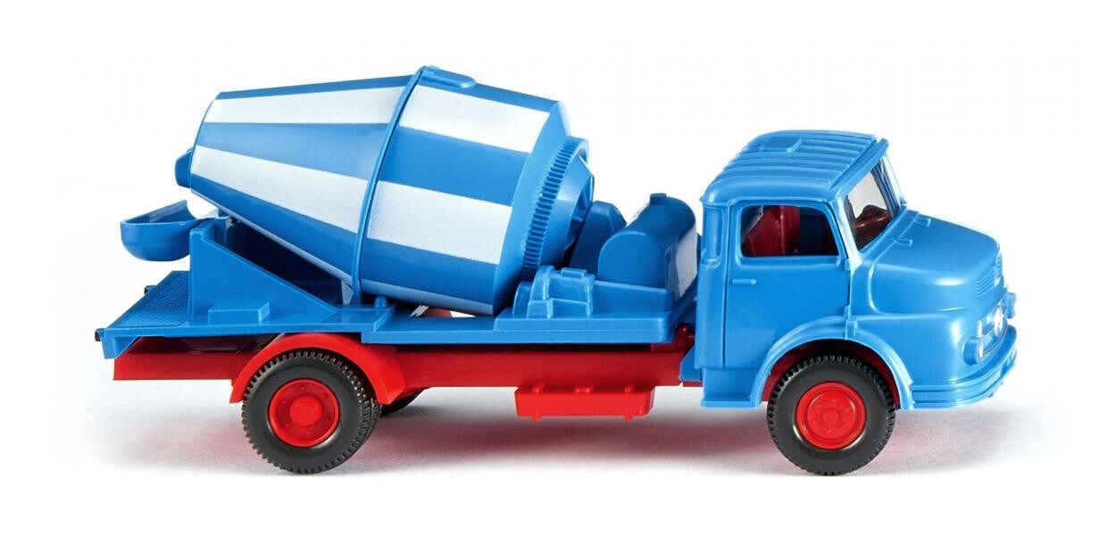 053202 Betonmischer (MB Kurzhauber) - blau/weiß