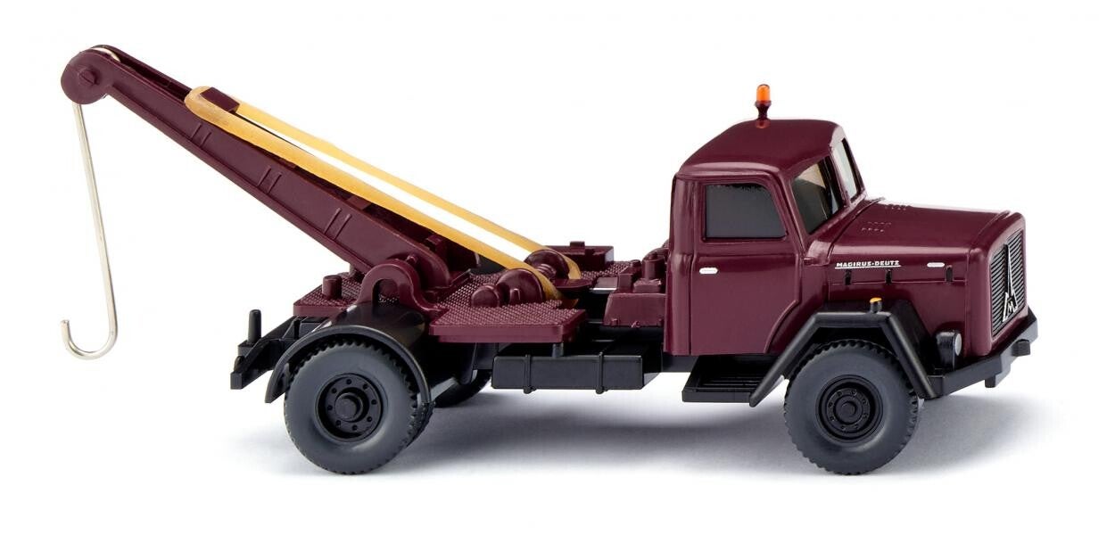 Wiking 1:87 063105 Abschleppwagen (Magirus) - weinrot