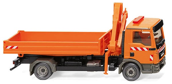 Wiking 1:87 067505 Pritschen-Lkw mit Ladekran (MAN TGL Euro 6) "Kommunal"