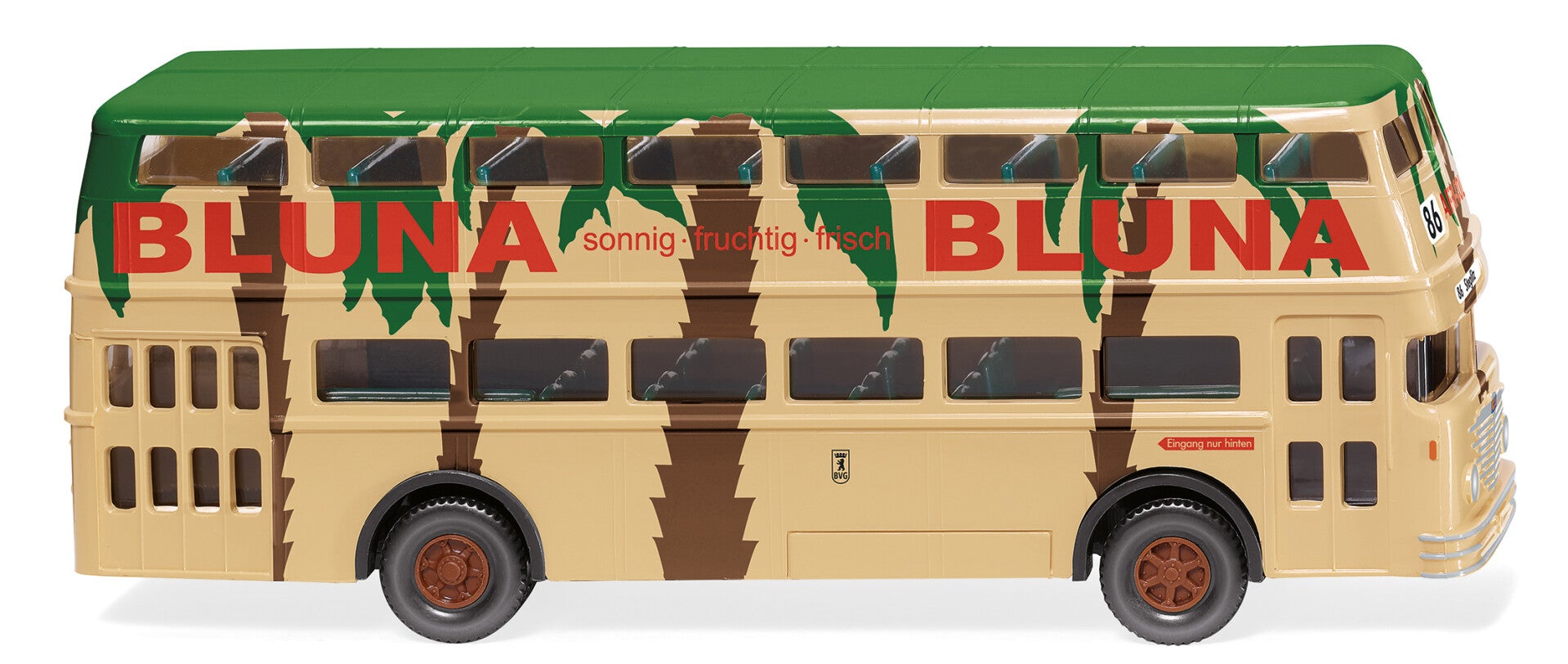 Wiking 1:87 072205 Doppeldeckerbus D2U (Büssing) "Bluna"
