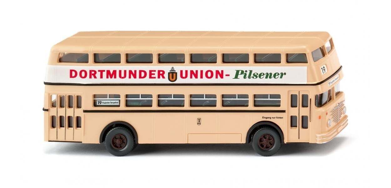 Wiking 1:87 072206 Doppeldeckerbus D2U (Büssing) "Dortmunder Union"