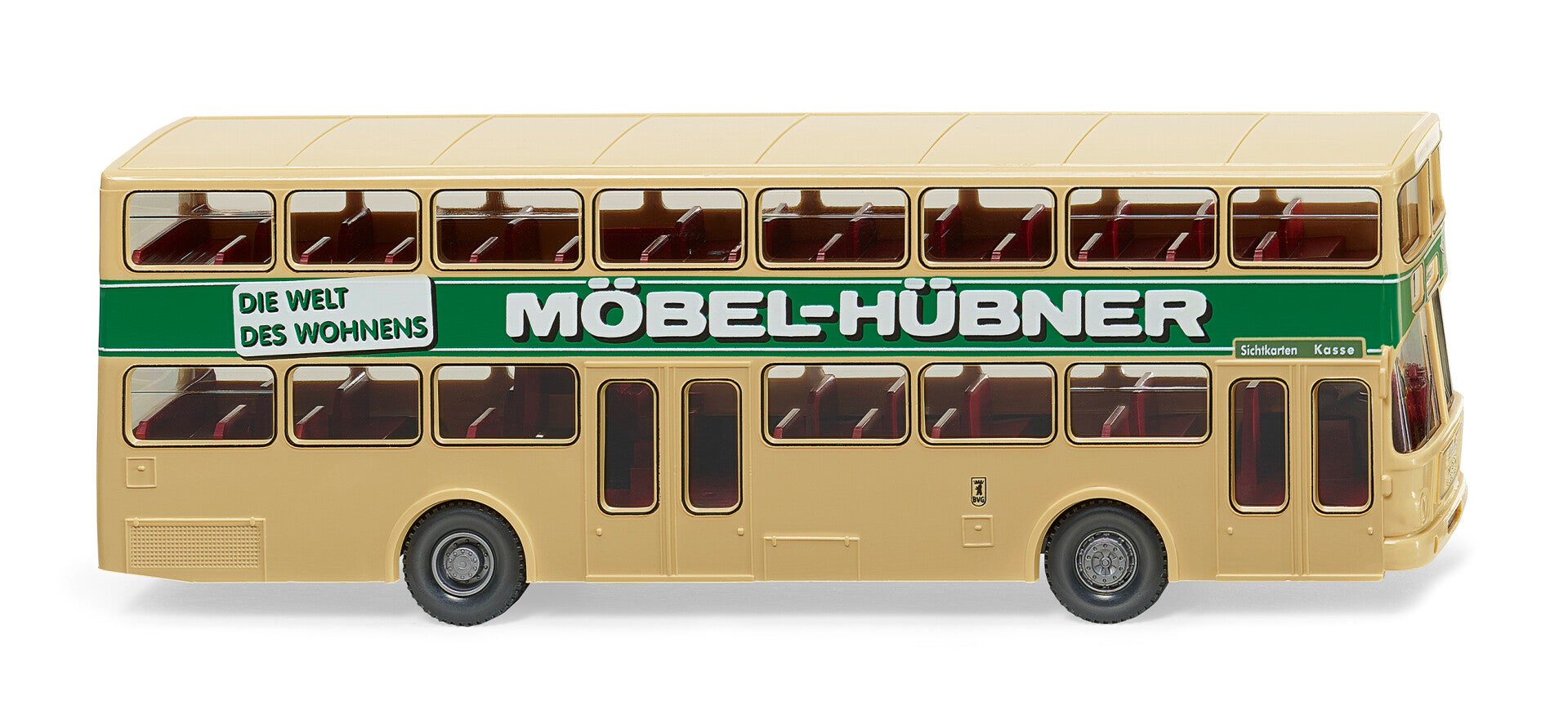 Wiking 1:87 073004 Doppeldeckerbus (MAN SD 200) "Möbel Hübner"