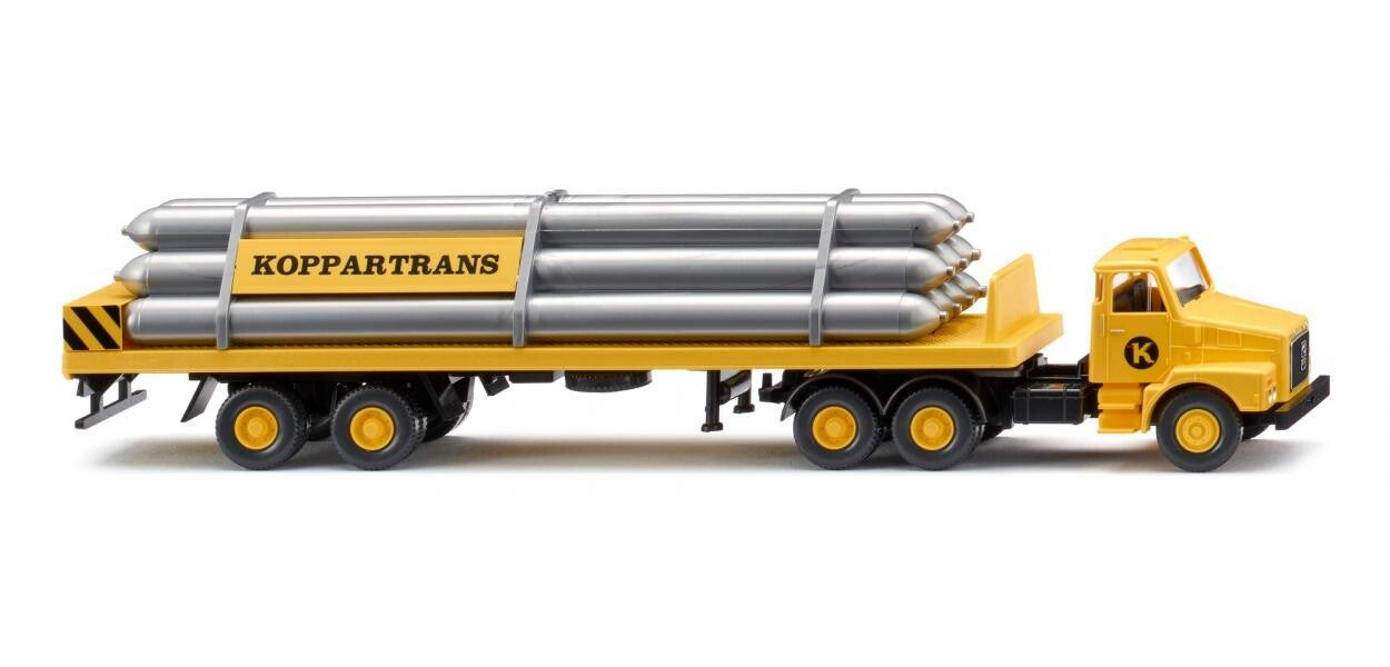 Wiking 1:87 078701 Gastransportsattelzug (Volvo N12) "Koppartrans"