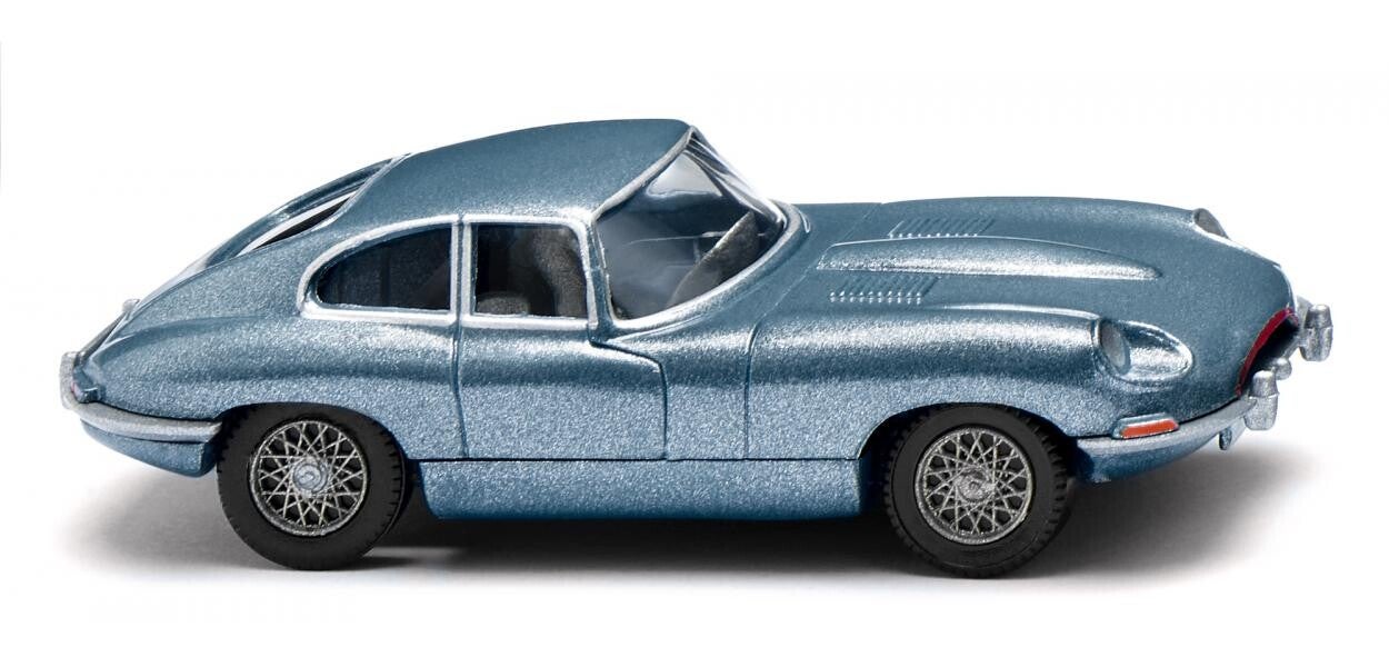 Wiking 1:87 080304 Jaguar E-Type Coupé - opalescent blue met.