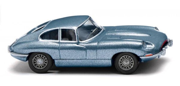 Wiking 1:87 080304 Jaguar E-Type Coupé - opalescent blue met.