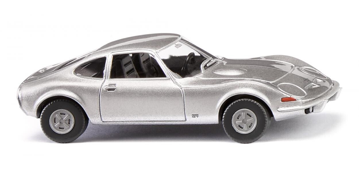 Wiking 1:87 080410 Opel GT - silber-metallic