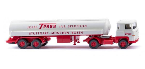 Wiking 1:87 080596 Tanksattelzug (Scania 111) "Tress"