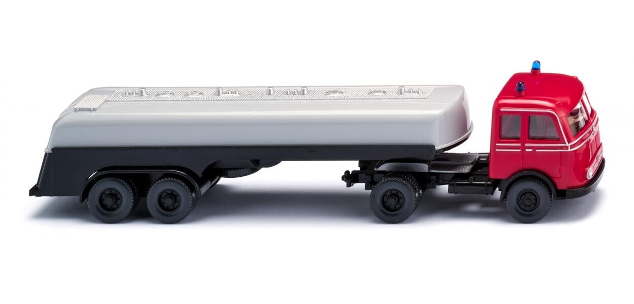 Wiking 1:87 080696 Feuerwehr - Tanksattelzug (MB Pullman)