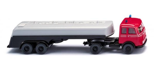 Wiking 1:87 080696 Feuerwehr - Tanksattelzug (MB Pullman)