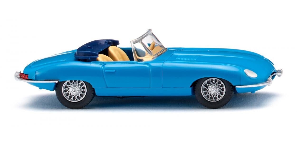 Wiking 1:87 081707 Jaguar E-Type Roadster - blau