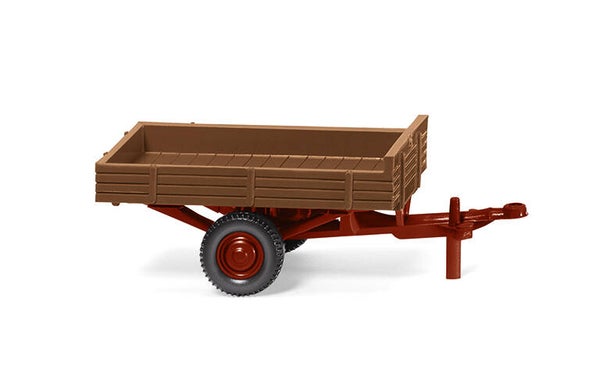 Wiking 1:87 087943 Allgaier Einachsanhänger - rehbraun