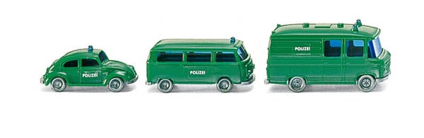 Wiking 1:160 093500 Polizei - Einsatzfahrzeuge