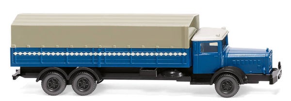 Wiking 1:160 094306 Pritschen-Lkw (MB L 10000) - azurblau