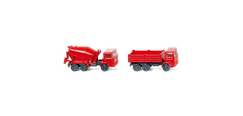 095406 Betonmischer und Pritschenkipper (1:160)