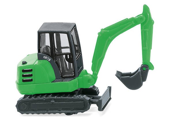 Wiking 1:160 094608 Mini-Bagger HR 18 - grün