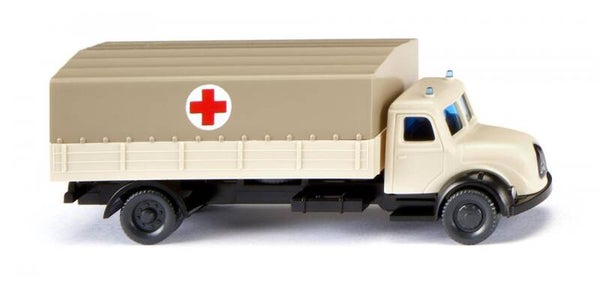 Wiking 1:160 094904 DRK - Pritschen-Lkw (Magirus)