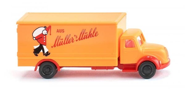 Wiking 1:160 094905 Koffer-Lkw (Magirus) "Müller´s Mühle"