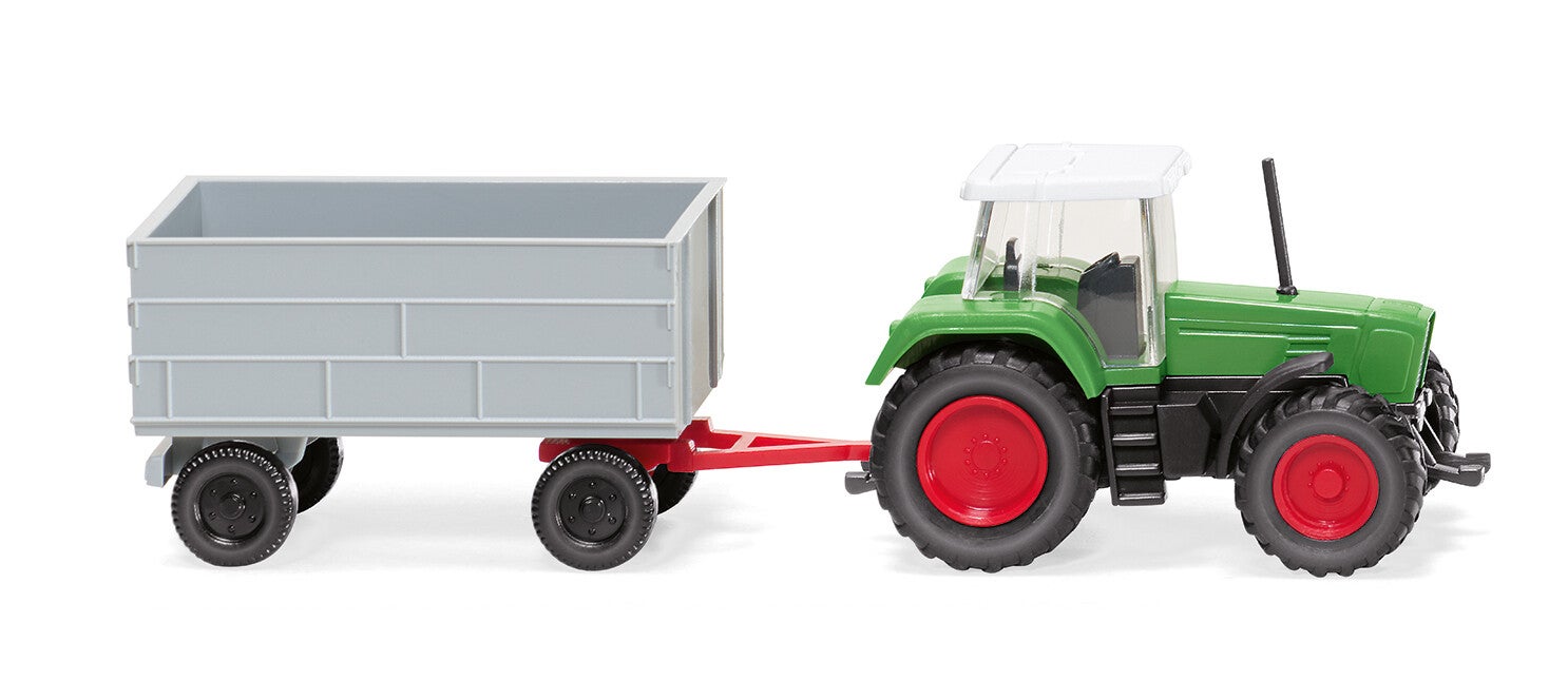 Wiking 1:160 096003 Fendt Favorit mit Anhänger