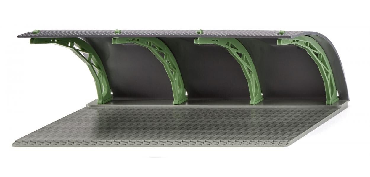 Wiking 1:87 115003 Parkhalle - betongrau *