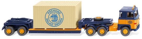 Wiking 1:87 050304 Tiefladesattelzug (Scania 111) "ASG"
