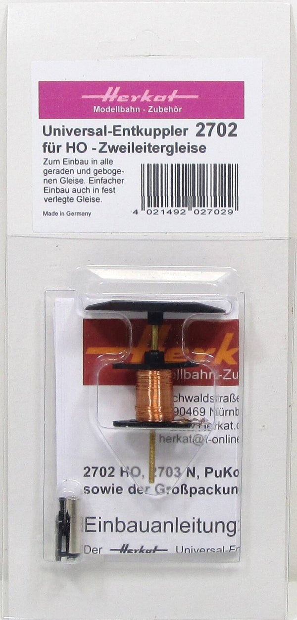 Herkat 2702 Entkuppler Spur H0 2- Ltr. 1er Pack
