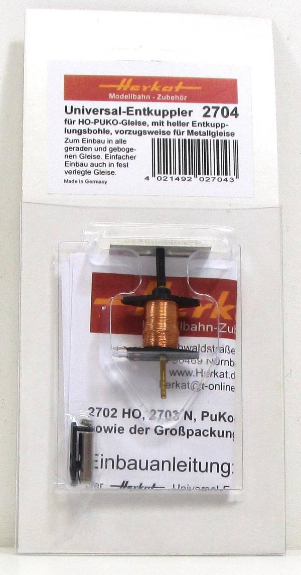 Herkat 2704 Entkuppler Spur H0 3- Ltr. Puko 1er Pack
