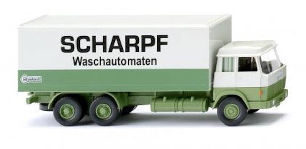 Wiking 1:87 044002 Koffer-Lkw (Hanomag Henschel) "Scharpf" (#10)