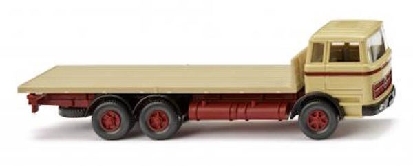 Wiking 1:87 044704 Flachpritschen-Lkw (MB) - grünbeige