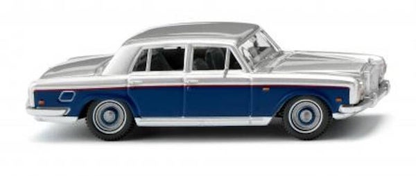 Wiking 1:87 083705 Rolls Royce Silver Shadow - silber/blau (#10)