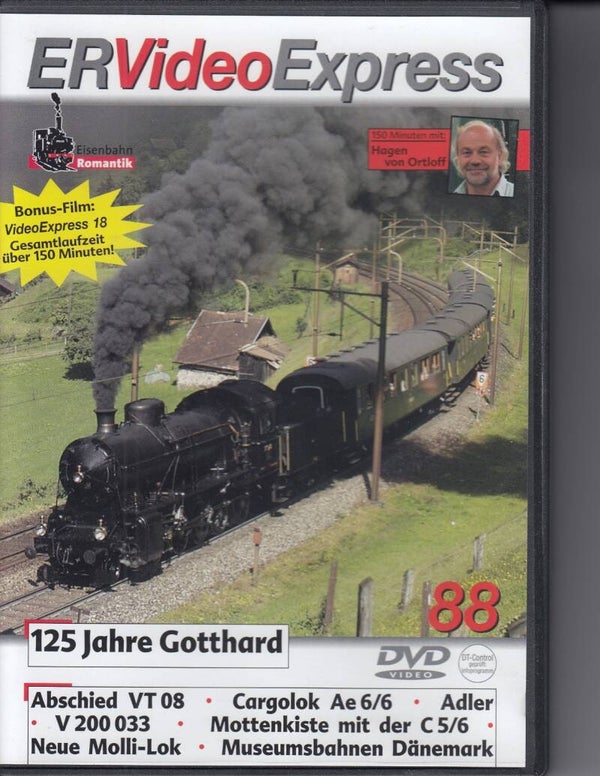 Eisenbahn Romantik Videoexpress 88 DVD FSK 0