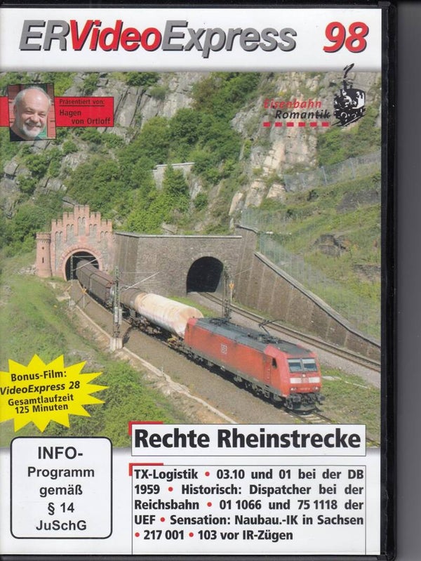 Eisenbahn Romantik Videoexpress 98 DVD FSK 0