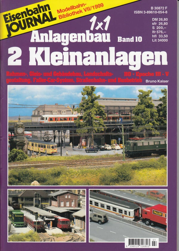 Eisenbahn Journal 1 x 1 des Anlagenbaus 10 2x Kleinanlage