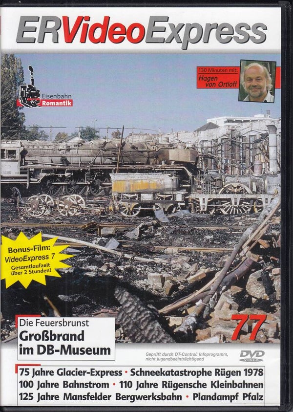 Eisenbahn Romantik Videoexpress 77 DVD FSK 0
