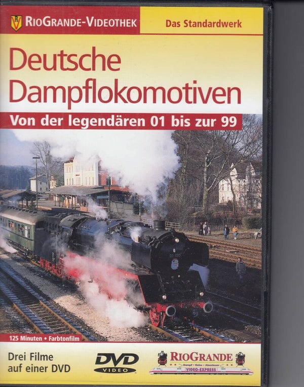 RIO GRANDE Video Deutsche Ddampflokomotiven DVD FSK 0