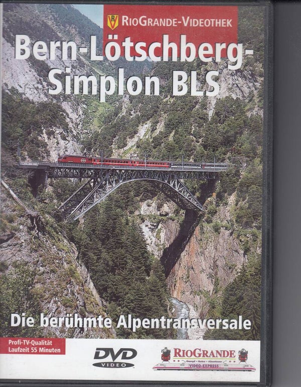 RIO GRANDE Video Bern Lötschberg Simplon BLS DVD FSK 0