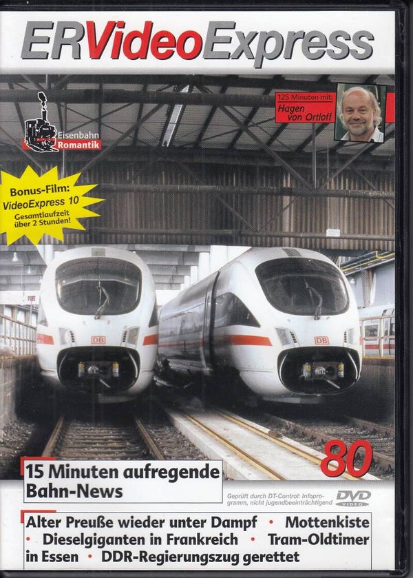 Eisenbahn Romantik Videoexpress 80 DVD FSK 0