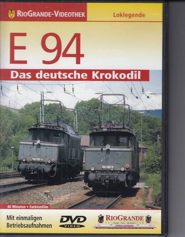RIO GRANDE Video Die Baureihe E94 DVD FSK 0