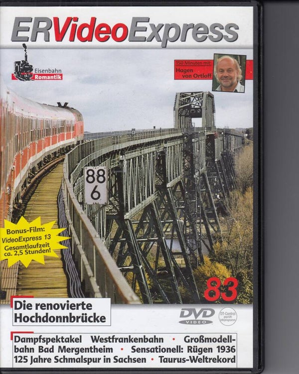 Eisenbahn Romantik Videoexpress 83 DVD FSK 0