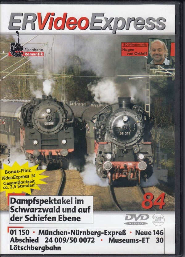 Eisenbahn Romantik Videoexpress 84 DVD FSK 0