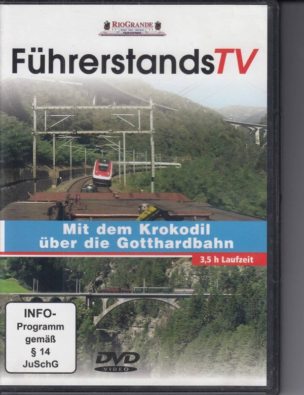 RIO GRANDE Video MIt dem Krokodil über den Gotthard DVD FSK 0