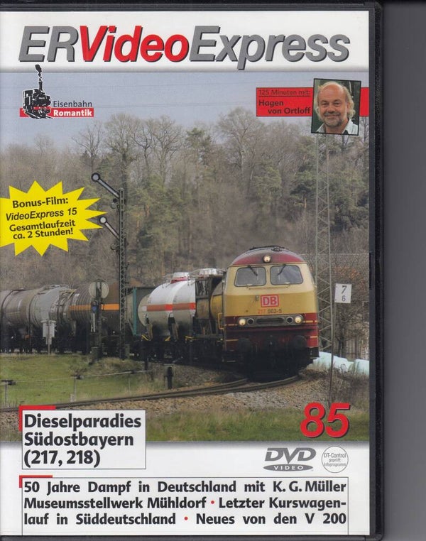 Eisenbahn Romantik Videoexpress 85 DVD FSK 0