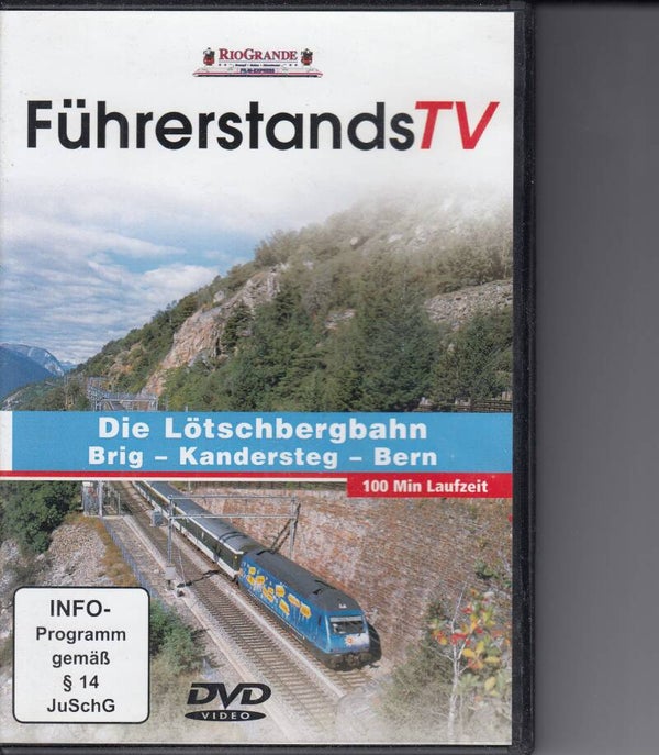 RIO GRANDE Video Die Lötschbergbahn Brig Kandersteg Bern DVD FSK 0