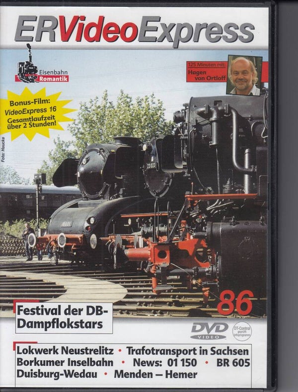 Eisenbahn Romantik Videoexpress 86 DVD FSK 0