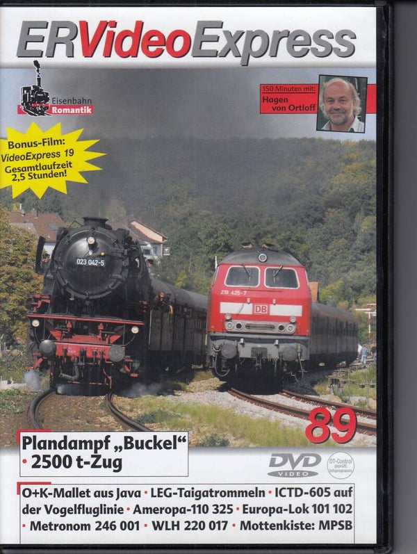 Eisenbahn Romantik Videoexpress 89 DVD FSK 0